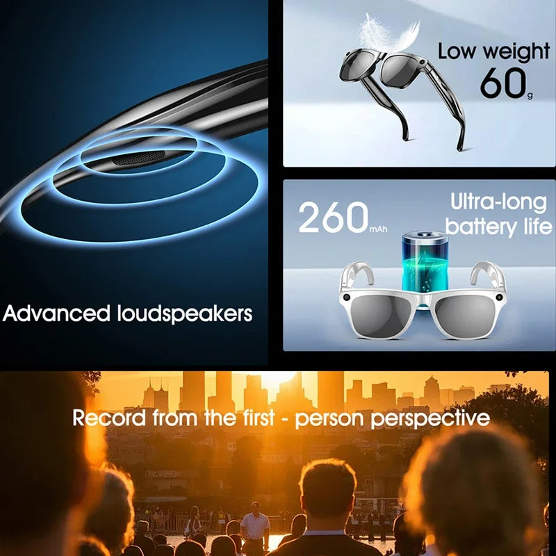 Xiaomi 6K HD AI Smart Glasses Multifunctional