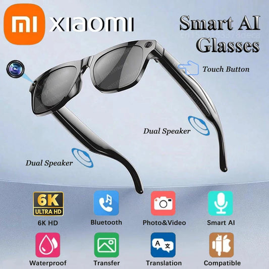 Xiaomi 6K HD AI Smart Glasses Multifunctional